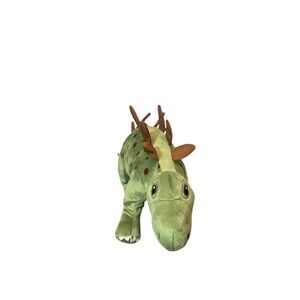 IKEA Jattelik Green Stegosaurus Plush Stuffed Animal 20" Soft Dinosaur